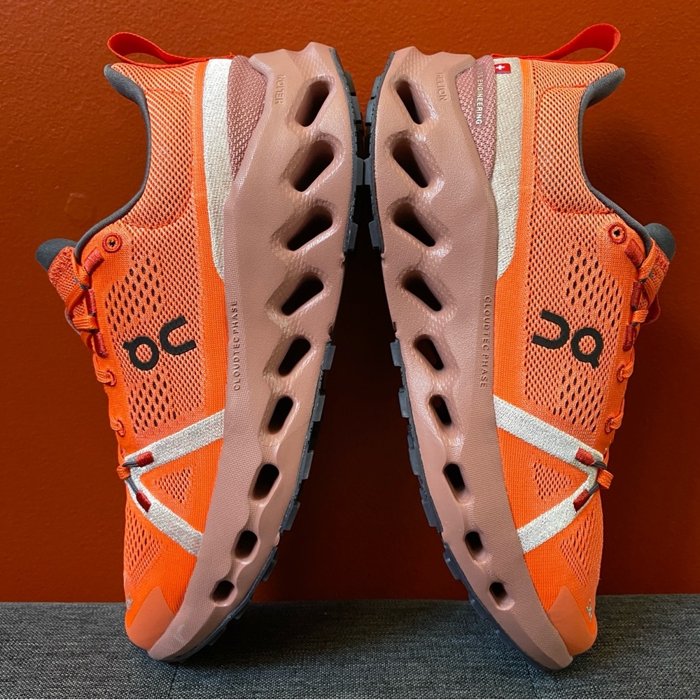 On Cloud Women's Cloudsurfer Trail Flame/Dustrose Sneakers Size 9.0 NEW - Picture 9 of 16